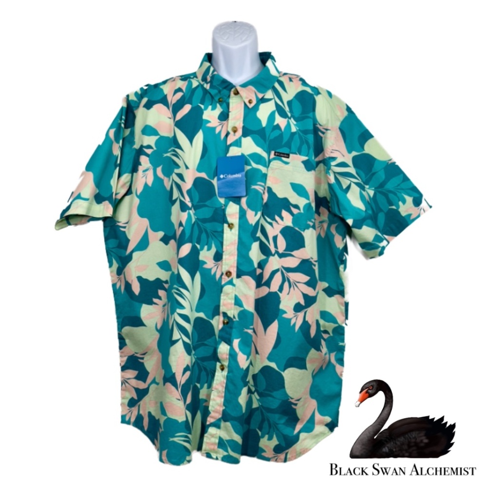 Columbia Men’s Rapid Rivers SS Button Down 2XT Tall